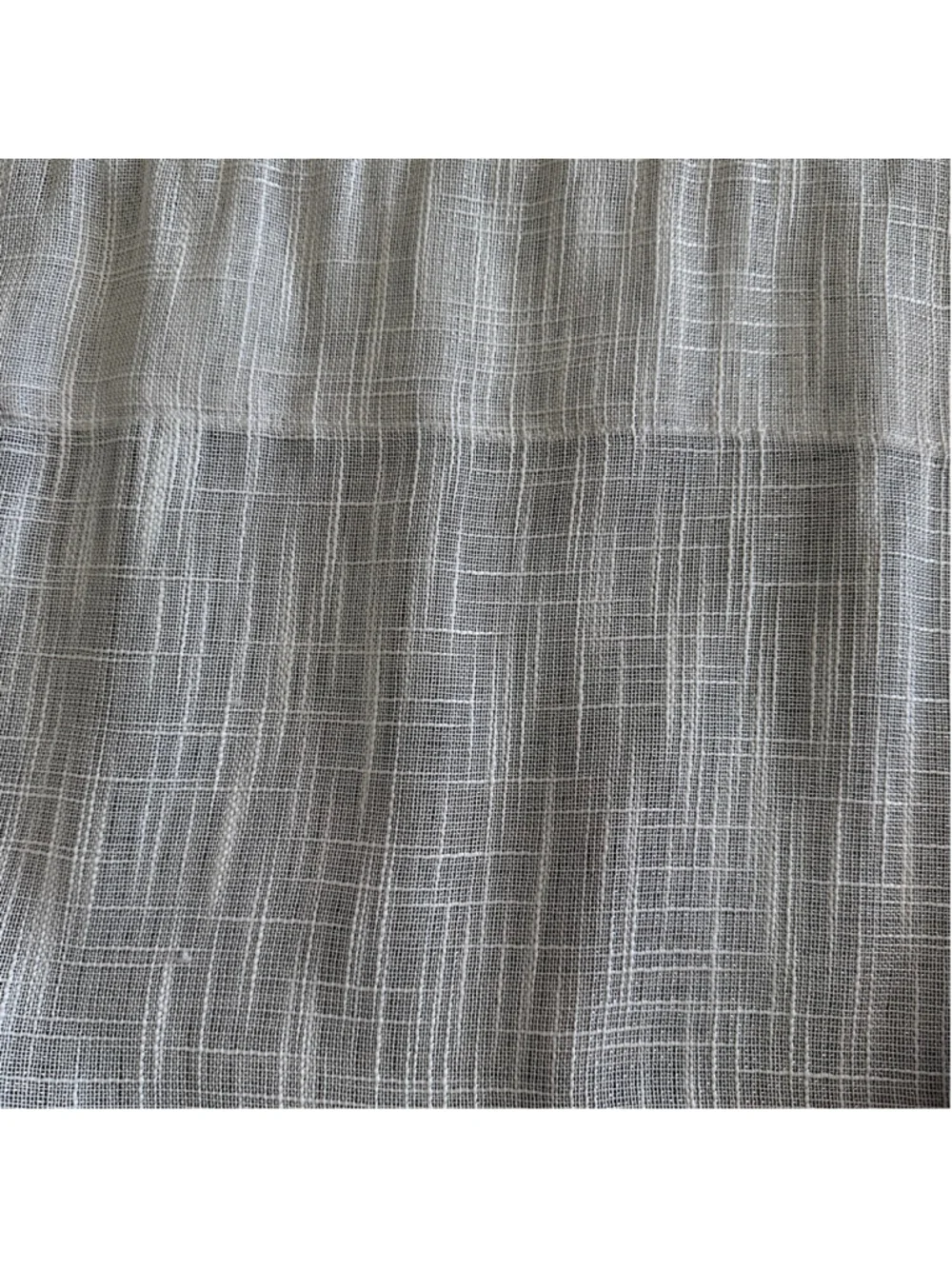 Rodeo Home Sheer Curtain Panel Beige 54x84 Textured Window Single Panel